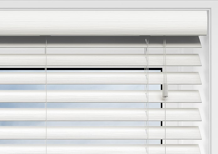 Ecowood, Soft White Fine Grain - Motorised Venetian Blind - Image 8